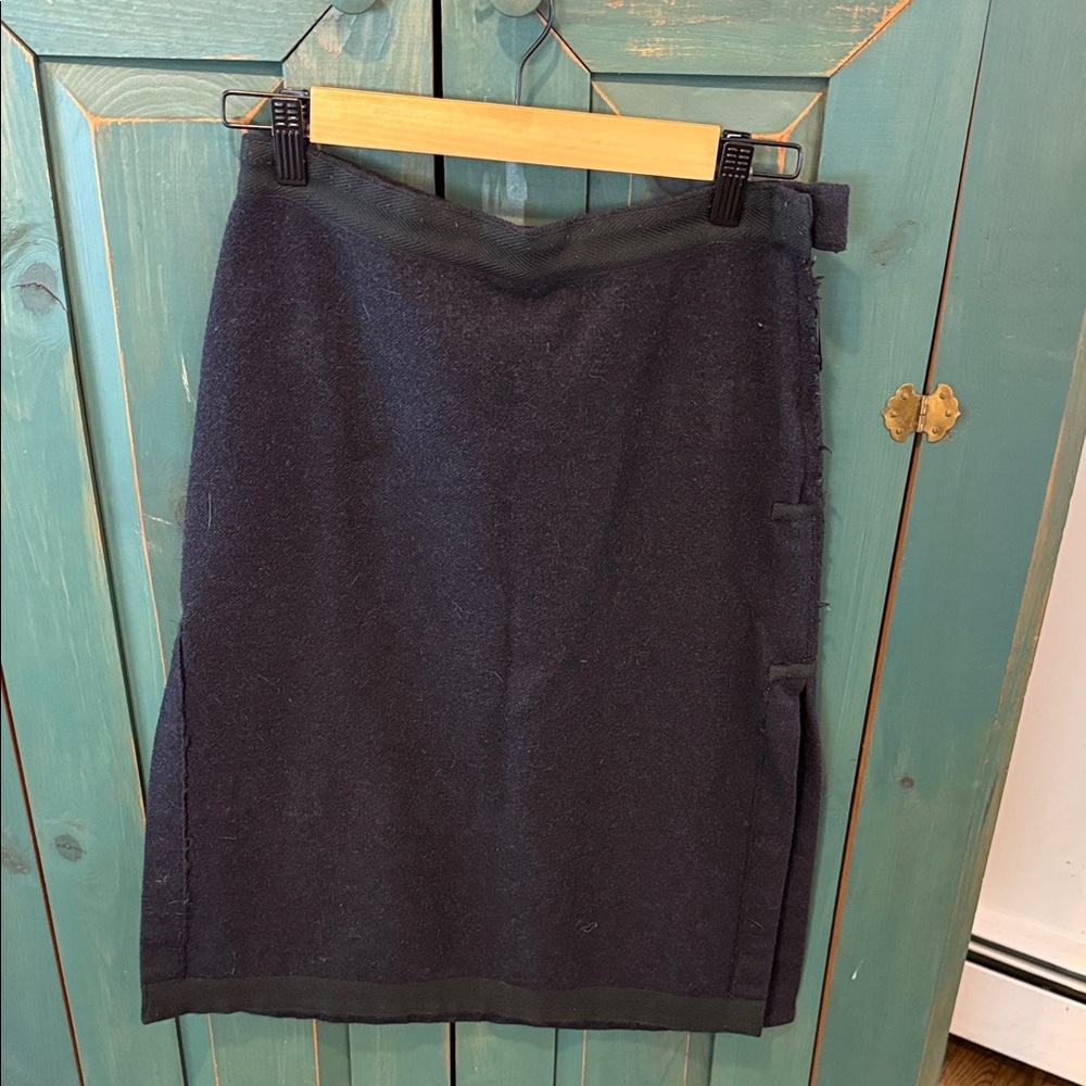 Paul Smith Dark Blue Pencil Skirt
